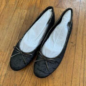 Birdies The Songbird Limited: Black Mesh Sparkle BNWOT 7.5